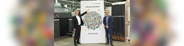 TOPPRESTATIE: ONLINEPRINTERS VIERT ÉÉN MILJOEN KLANTEN
