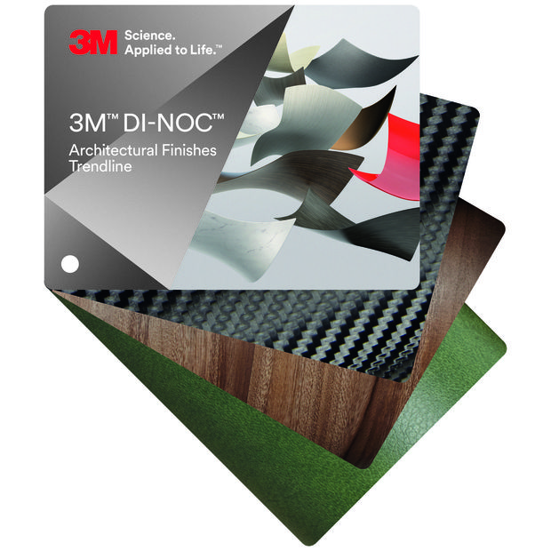 3M™ DI-NOC™ Finitions Architecturales: 80 couleurs Trendline sont disponibles