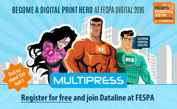 Aller gratuitement au FESPA DIGITAL 2016 à Amsterdam, avec MultiPress !